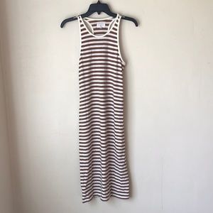 Lou & Grey striped midi dress